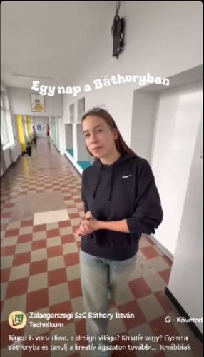 Egy nap a Báthoryvban a kreatív szakos tanulókkal